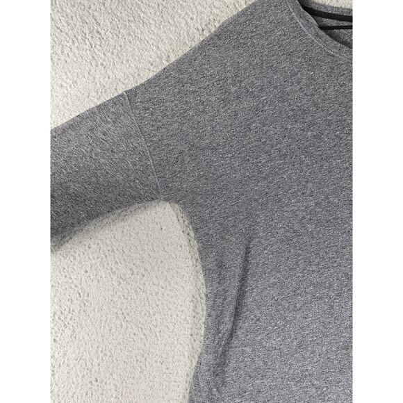 Calvin Klein Gray Logo Graphic 3/4 Sleeve Top Women’s Medium Cotton Modal Blend - Picture 10 of 10